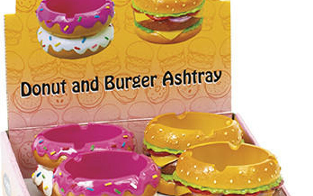Donut Burger Ashtray